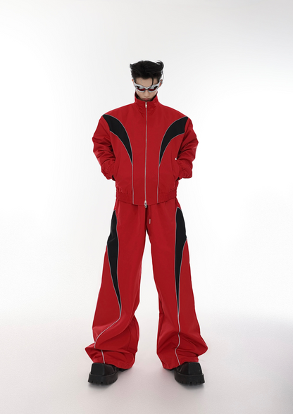 "ArguE CulturE" Deconstructed Reflective Splicing Suit