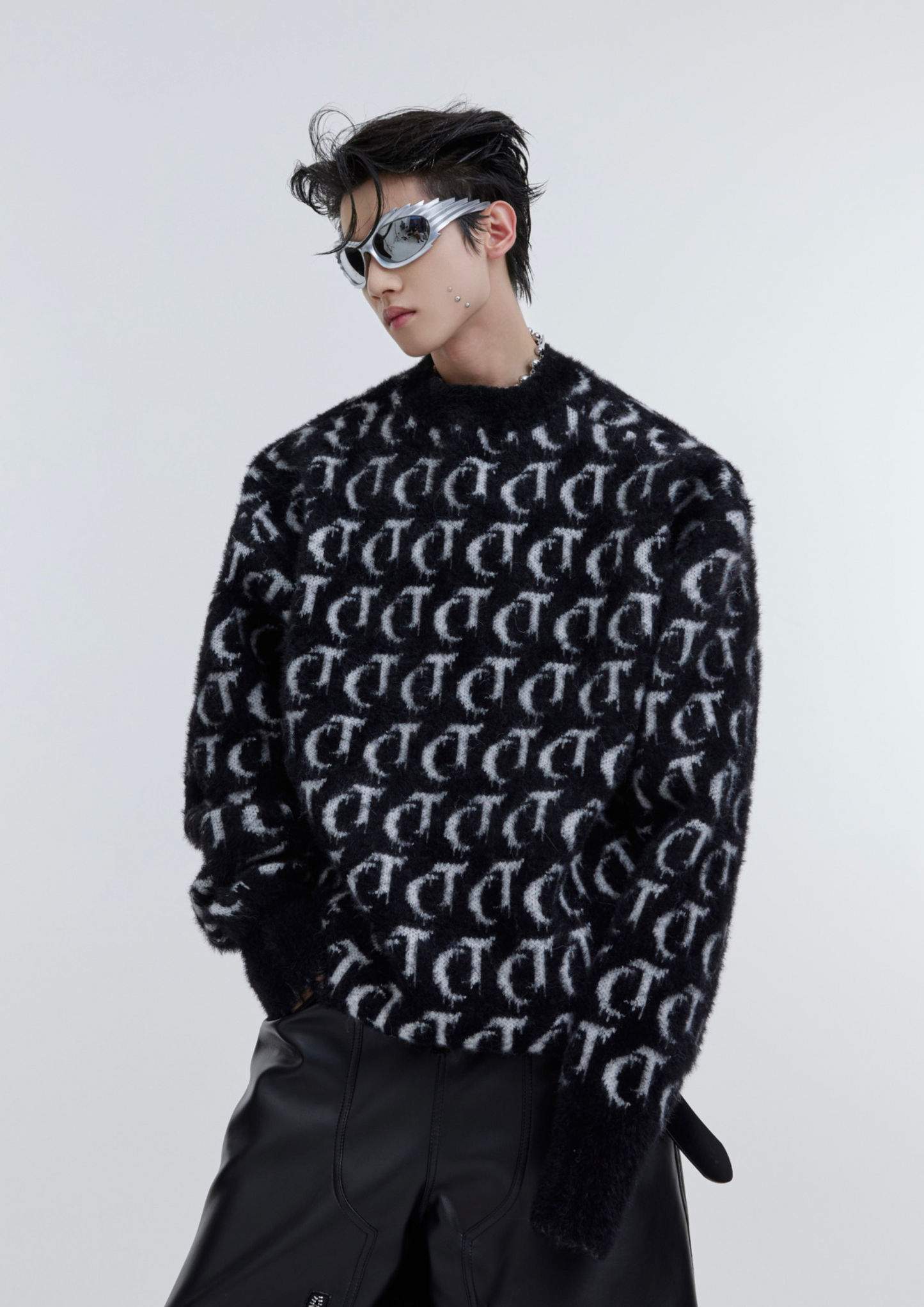 "ArguE CulturE" Allover US Oversized Knitted Sweater