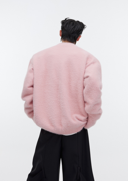 "ArguE CulturE" Mohair Loose Silhouette Sweater