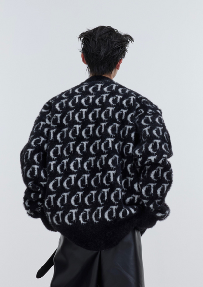 "ArguE CulturE" Allover US Oversized Knitted Sweater