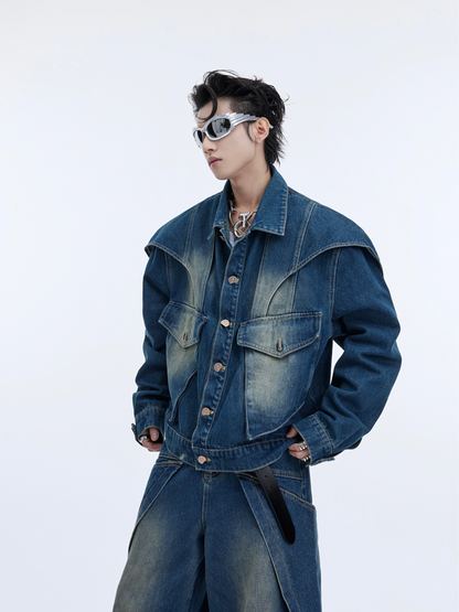 "ArguE CulturE" Double-Layer Denim Suit