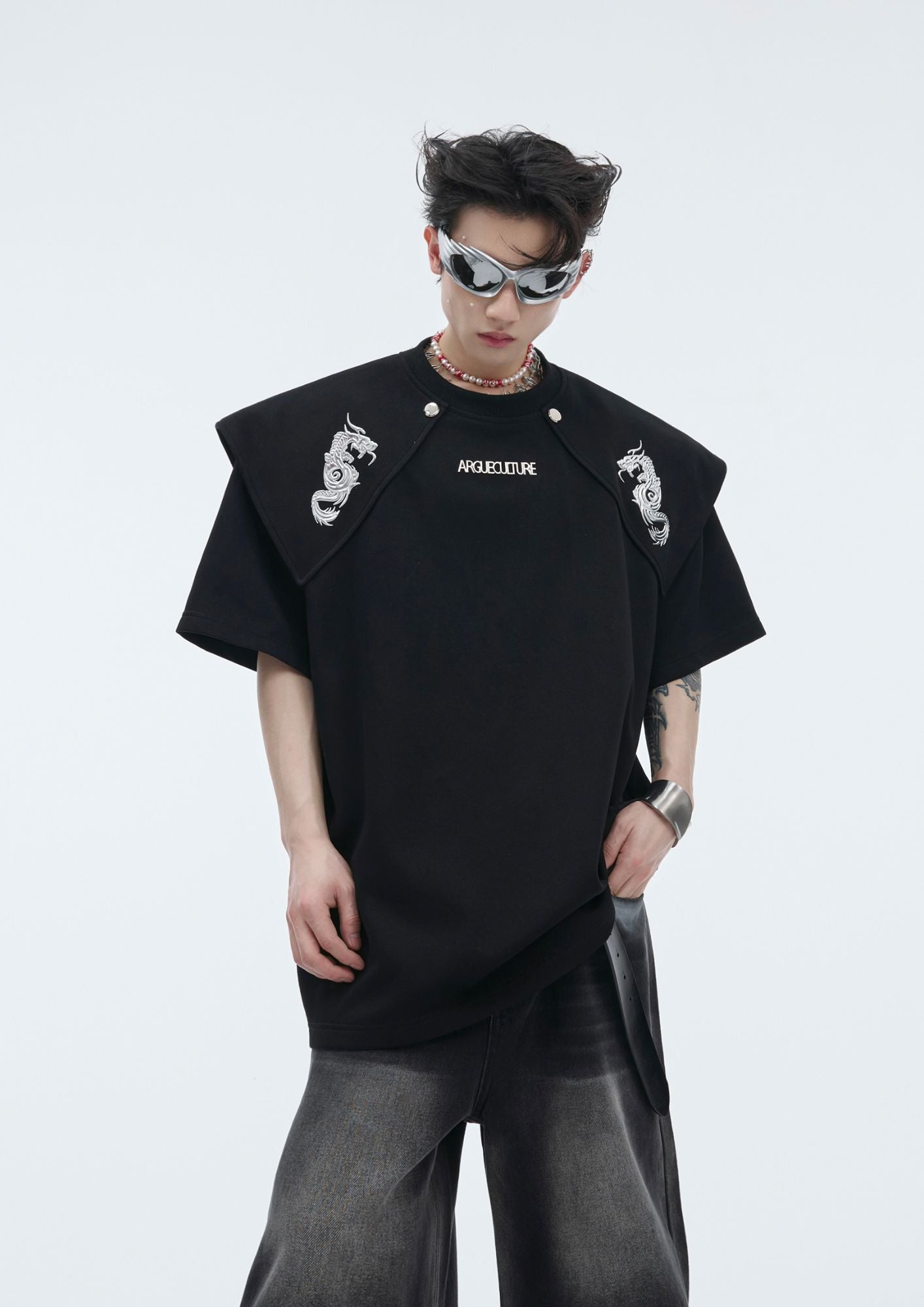 "ArguE CulturE" Shawl Shouldered Heavy Metal Tees