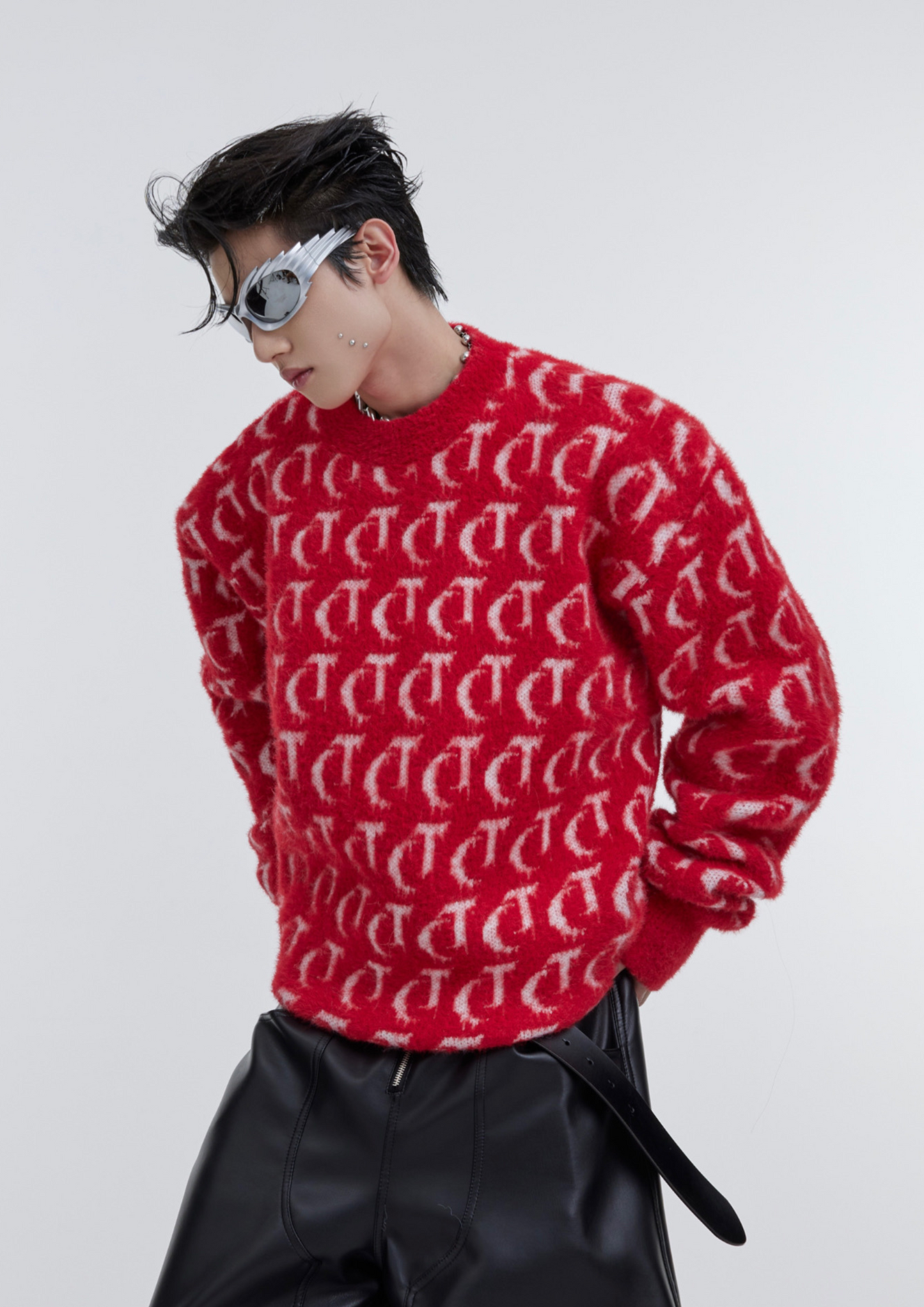 "ArguE CulturE" Allover US Oversized Knitted Sweater