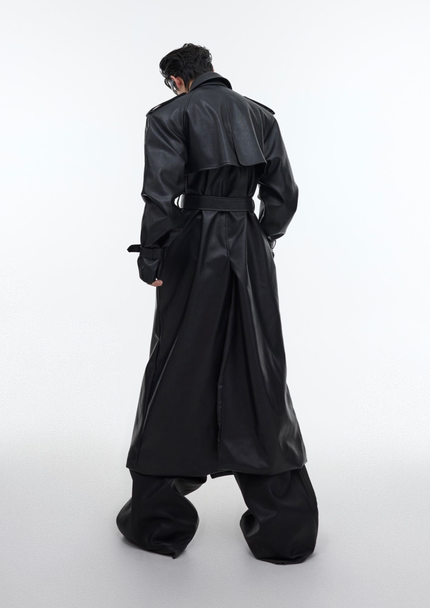 "ArguE CulturE" Split Padded Windbreaker Long Knee Coat