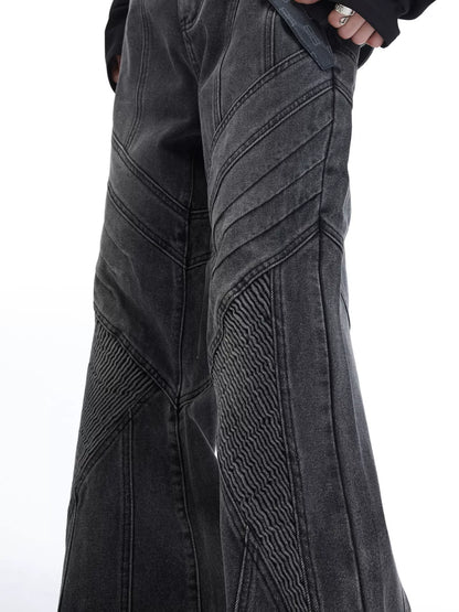 "ArguE CulturE" Pleated Retro Distressed Jeans