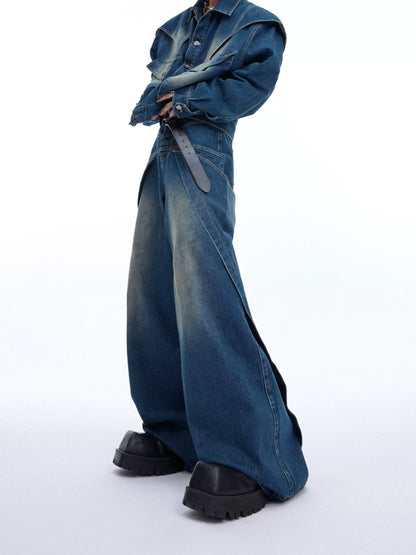 "ArguE CulturE" Double-Layer Denim Suit