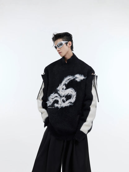 "ArguE CulturE" Dragon Slay Oversized Sweater