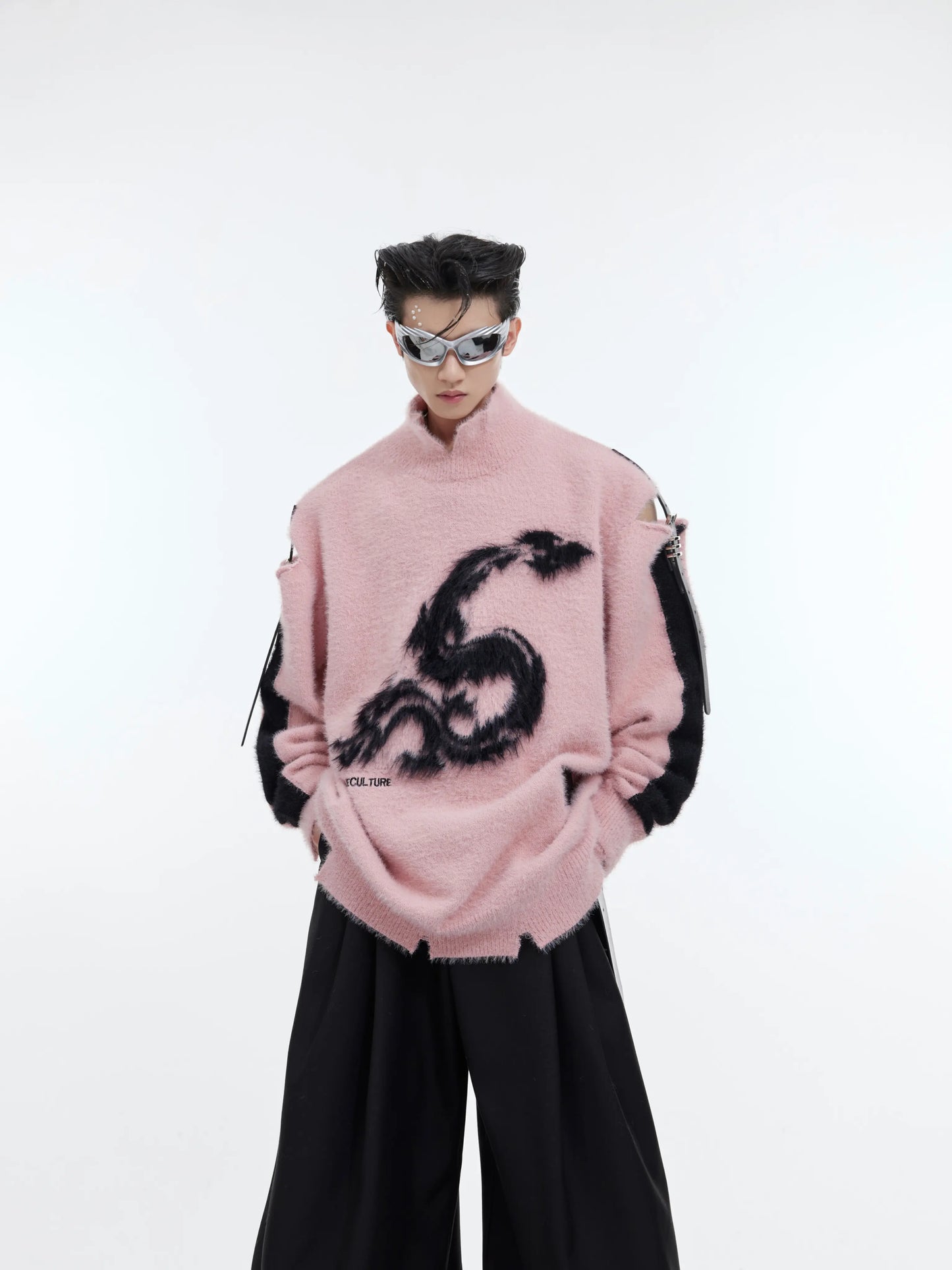 "ArguE CulturE" Dragon Slay Oversized Sweater