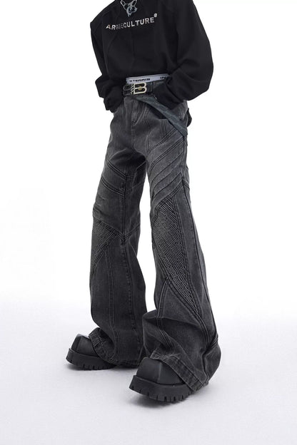 "ArguE CulturE" Pleated Retro Distressed Jeans