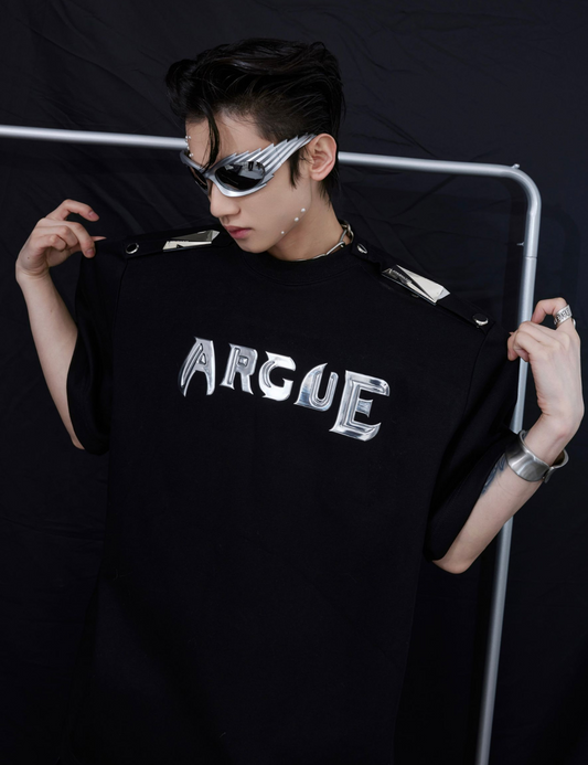 "ArguE CulturE" Strong Shoulders Oversized Tees