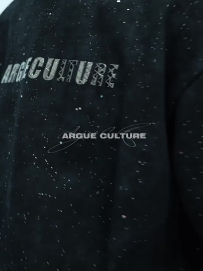 "ArguE CulturE" Glittered Culture Short Sleeve Tees