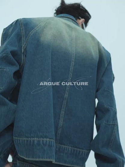 "ArguE CulturE" Double-Layer Denim Suit