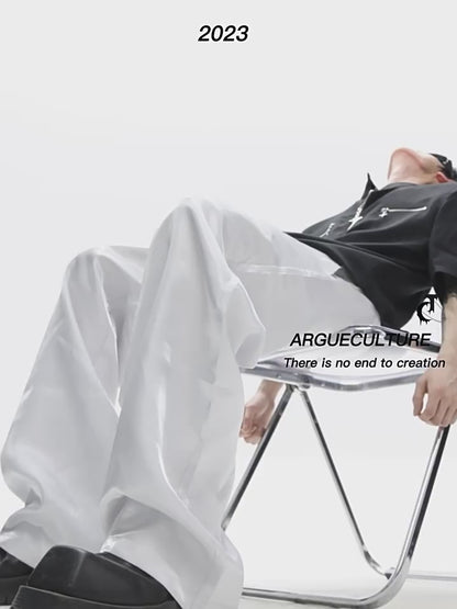 "ArguE CulturE" Liquid Advanced Light Drape Loose Pants