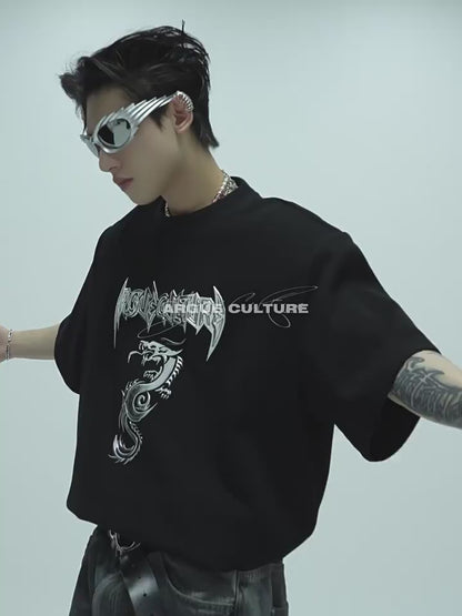 "ArguE CulturE" Short Sleeved Dragon Totem Tees