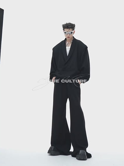 "ArguE CulturE" Lazy Loose Oversized Suit