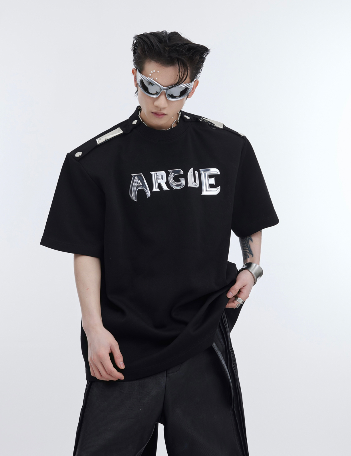 "ArguE CulturE" Strong Shoulders Oversized Tees